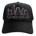 Gorra Bigg Boss x Kevin Hats LALALA Star Pink 2.0 — Snapback negra con contorno rosa