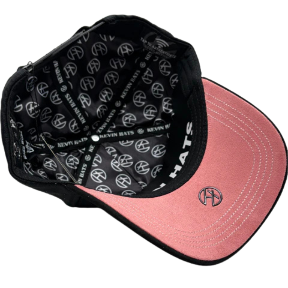 Gorra Bigg Boss x Kevin Hats LALALA Star Pink 2.0 — Snapback negra con contorno rosa