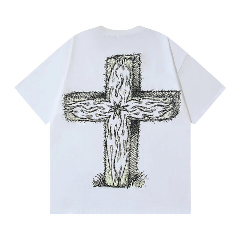 Playera Hellstar Path to Paradise Blanca