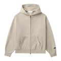 HODDIE ESSENTIALS ZIP BEIGE