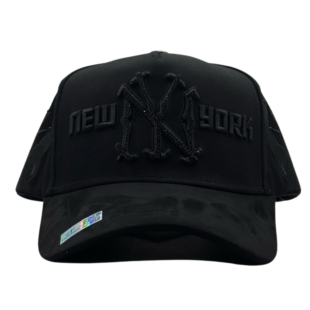 BIGG BOSS x CAPS FANS "NY total black"