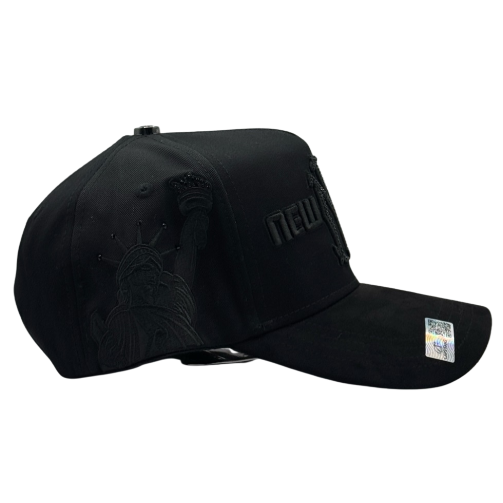 BIGG BOSS x CAPS FANS "NY total black"