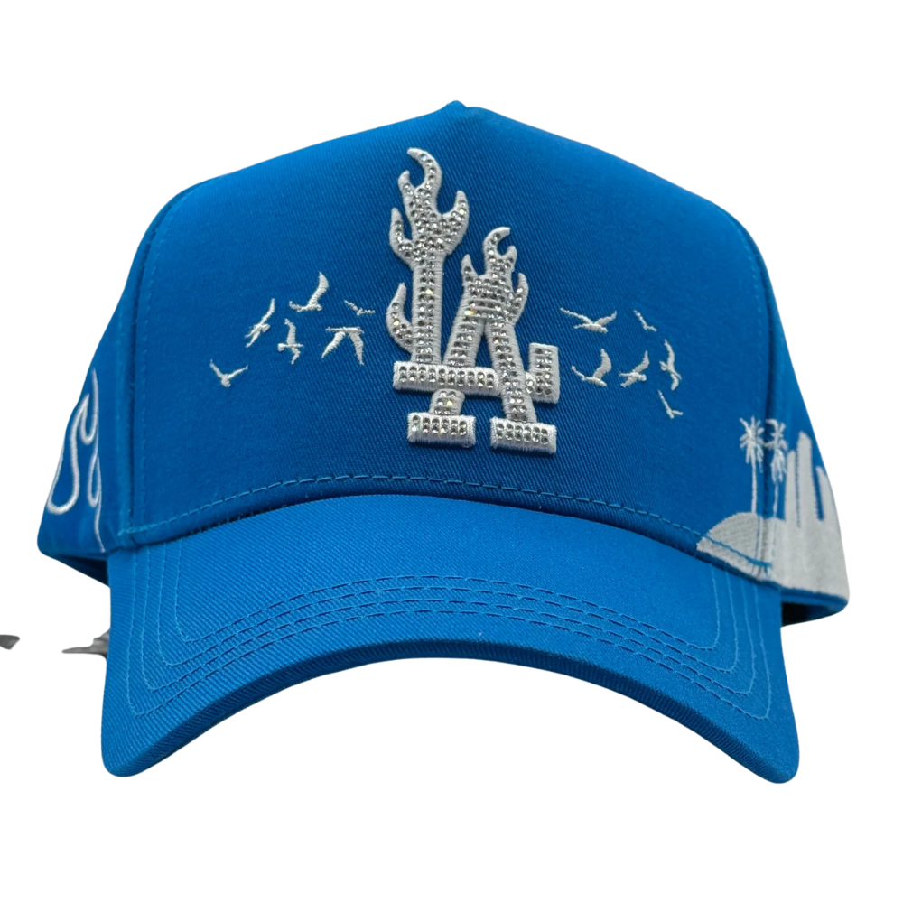 BIGG BOSS X KLAN HATS "LA FLAMES BLUE"