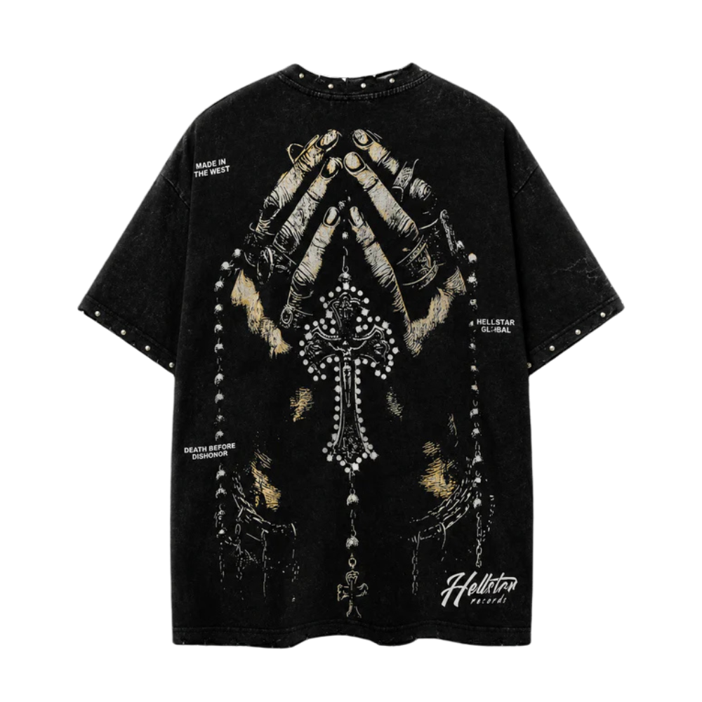 Playera Hellstar Crown of Thorns Negra
