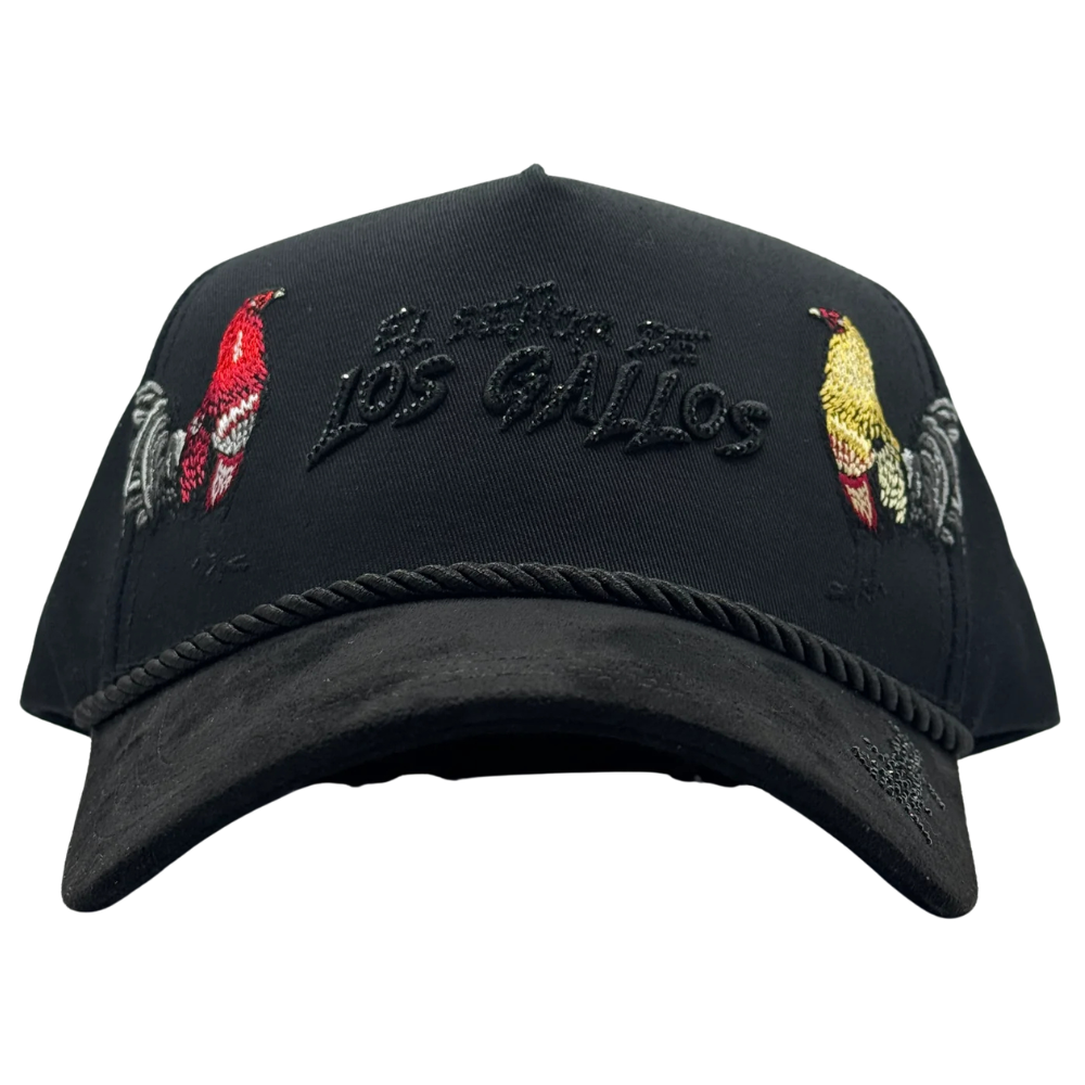 BIGG BOSS X KLAN HATS "EL SEÑOR DE LOS GALLOS CRYSTAL BLACK"