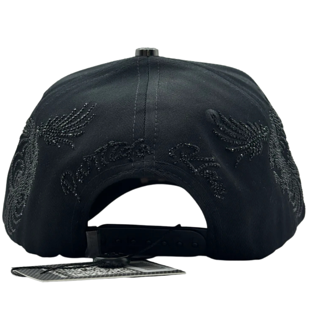 BIGG BOSS X KLAN HATS "EL SEÑOR DE LOS GALLOS CRYSTAL BLACK"