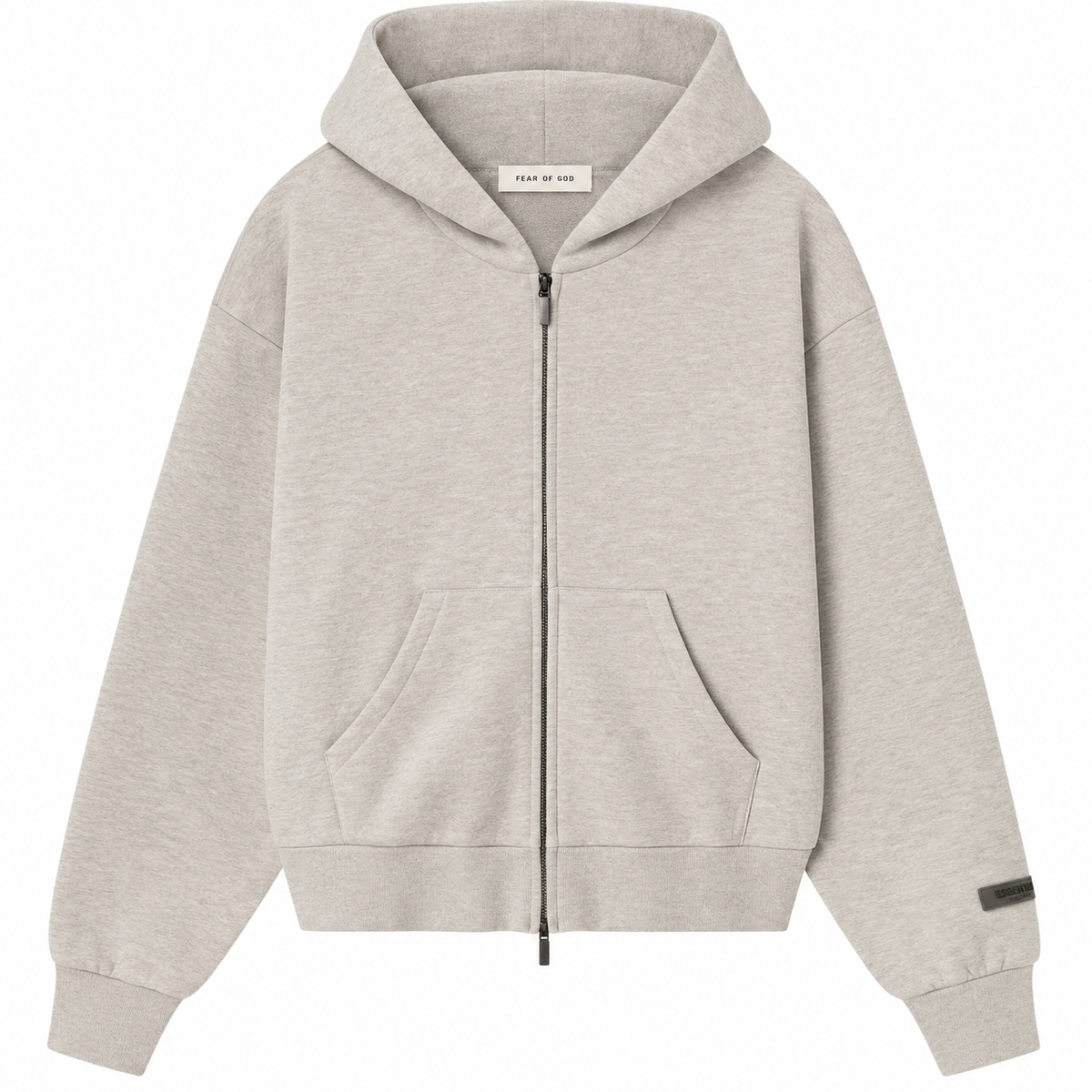Essentials Fear of God Hoodie Zip – Light Oatmeal