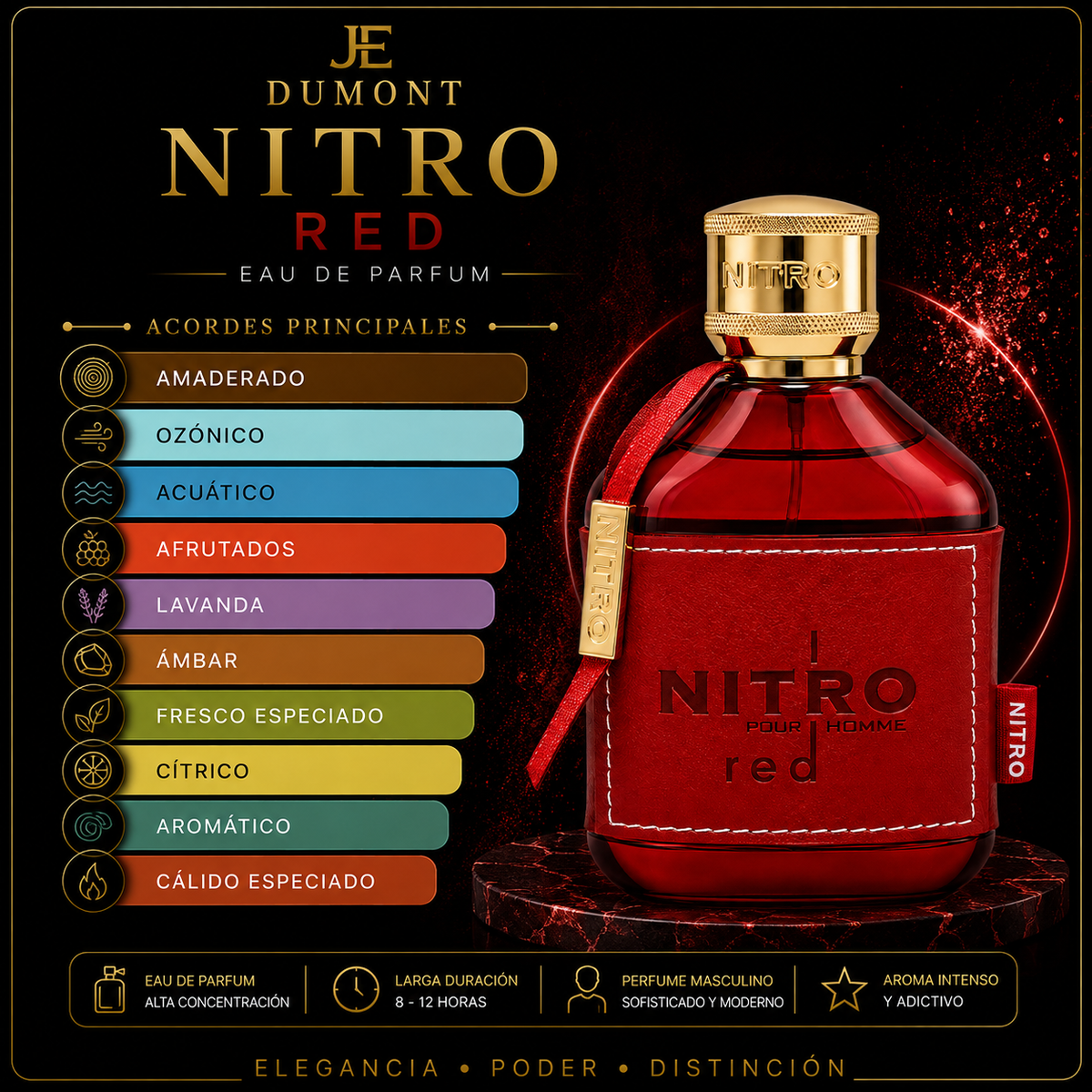 Perfume Dumont Nitro Red - 100ml