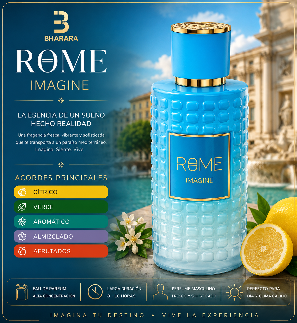 Perfume Bharara Rome Imagine - 100ml