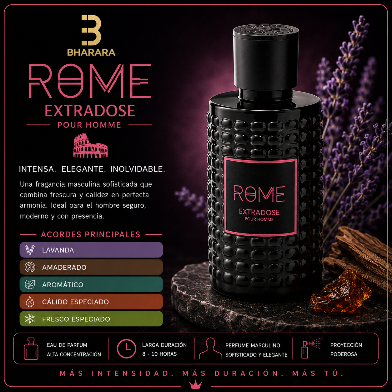 Perfume Bharara Rome Extradose - 100ml