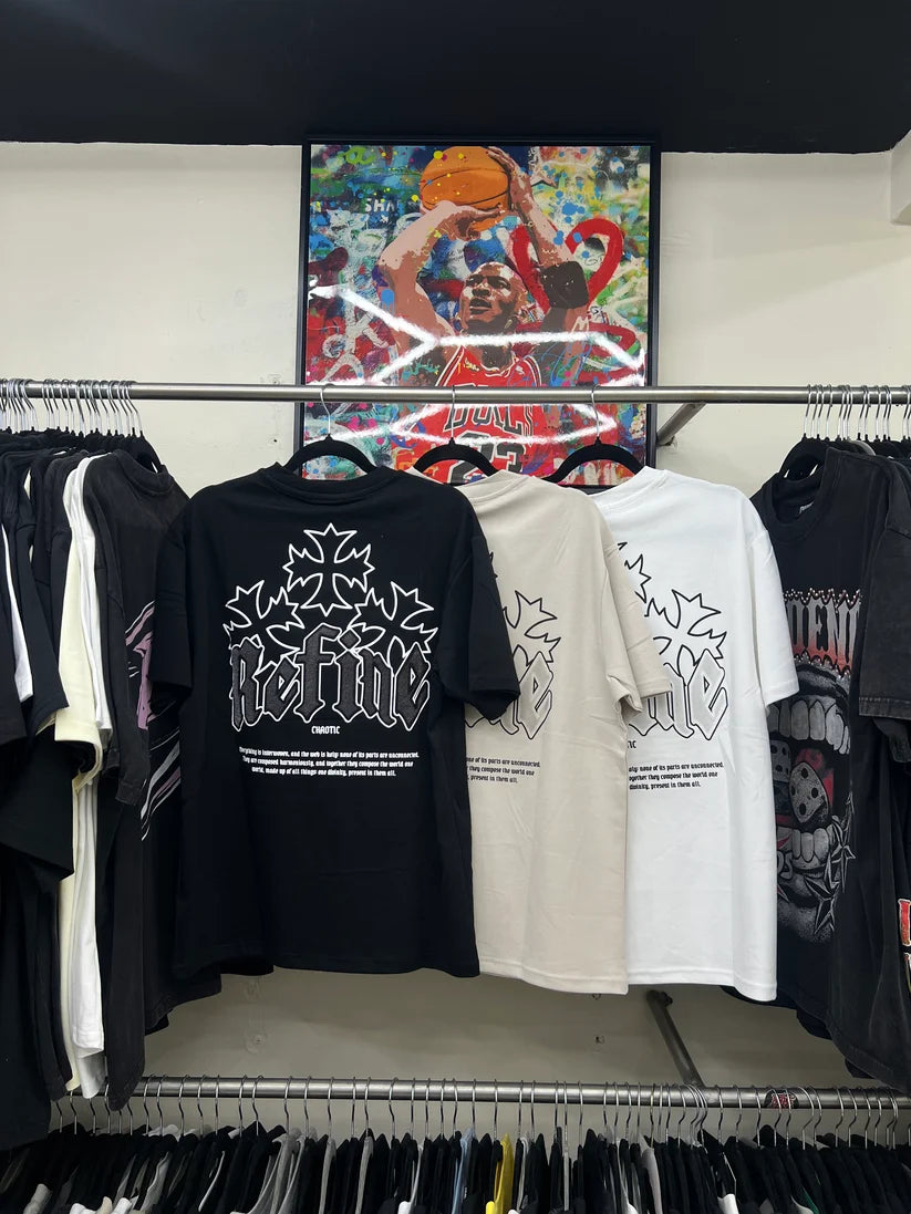 Playera Be Good Miracle Refine Cruces Góticas Oversize
