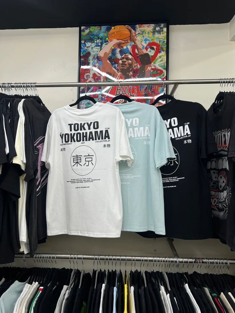 Playera Be Good Miracle Tokyo Yokohama Oversize