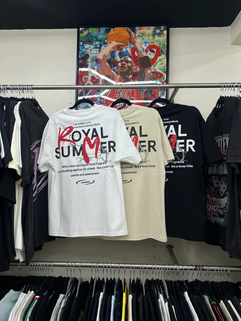 Playera Be Good Miracle Royal Summer Oversize